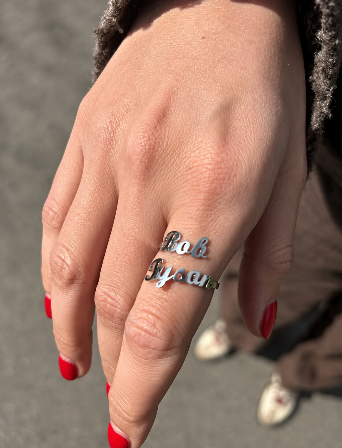 Double or Triple Name Ring