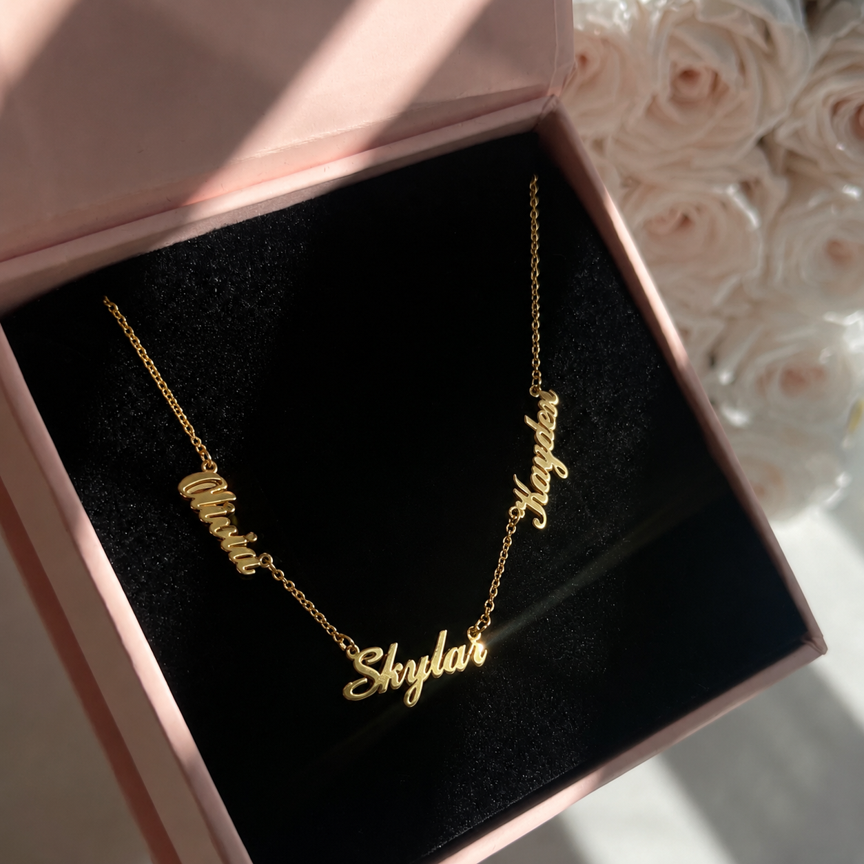 Multiple Custom name Necklace