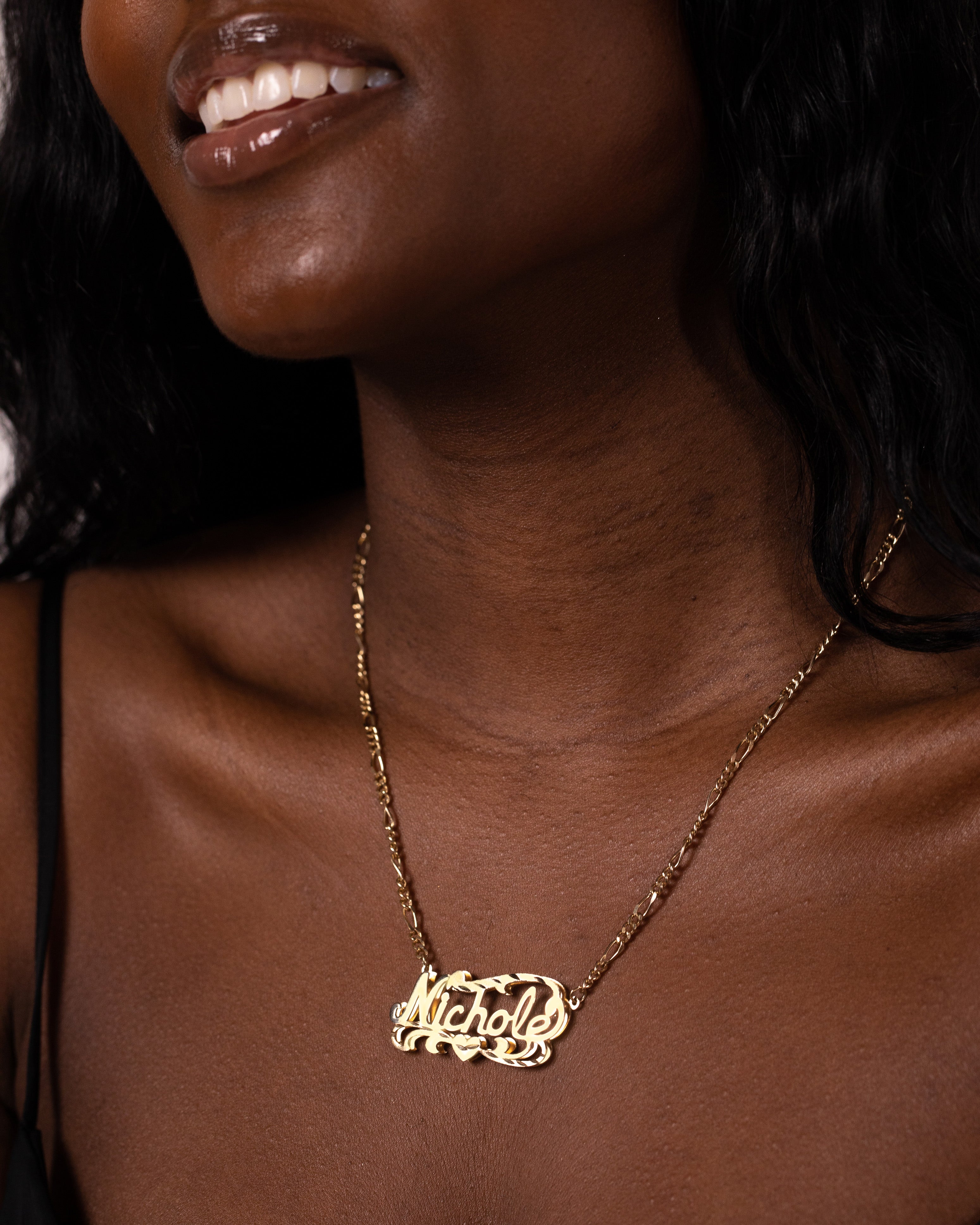 Double Plated Name Necklace
