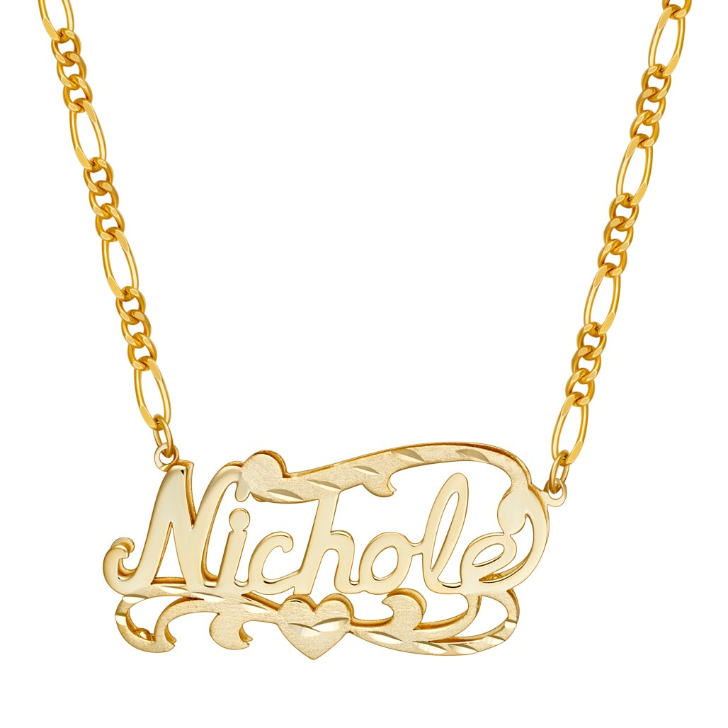 Double Plated Name Necklace
